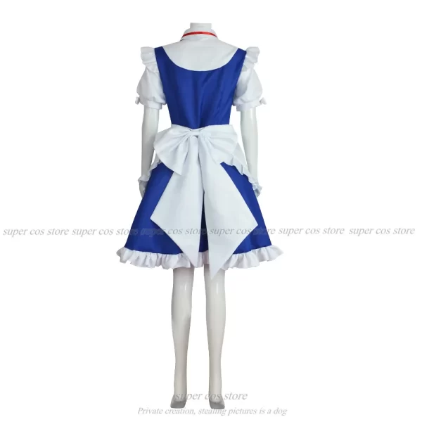 izayoi sakuya cosplay costume anime touhou project costume maid dress skirt touhou project anime dress costumes for women