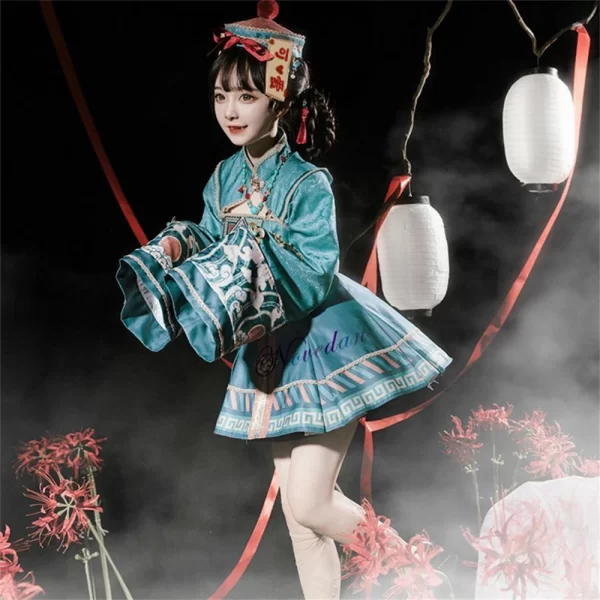 vampire easter zombie costume cosplay women lolita dress hat wig anime maid chinese carnival party gothic clothes skirt outfit