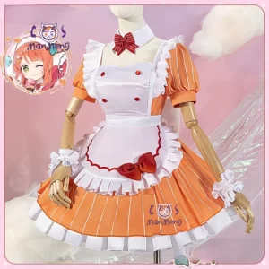 wakana shiki uehara ayumu ruby kurosawa lovelive!sunshine!!aiscream cosplay costume halloween sweet maid lolita girl dress