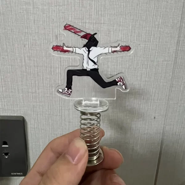 anime chainsaw man denji pochita blood figure acrylic model cosplay shake stand models desk ornament reduce pressure toy gift