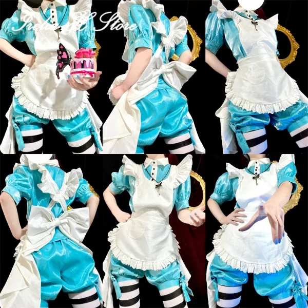 instock irelia h ciel alois trancy from black butler ciel alois trancy alice cosplay costume alice set maid dress