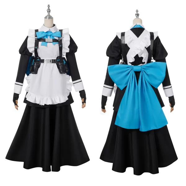 game blue archive asuma toki cosplay costume women lolita battle maid dress uniform halloween party role play outfit clothing