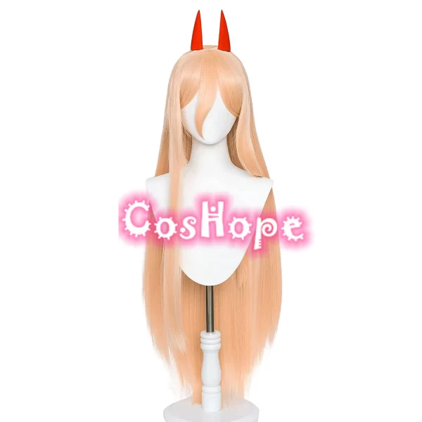 power cosplay wig 100cm long straight orange pink wig cosplay anime cosplay wigs heat resistant synthetic wigs