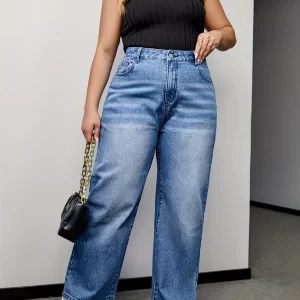 women's loose plus size jeans