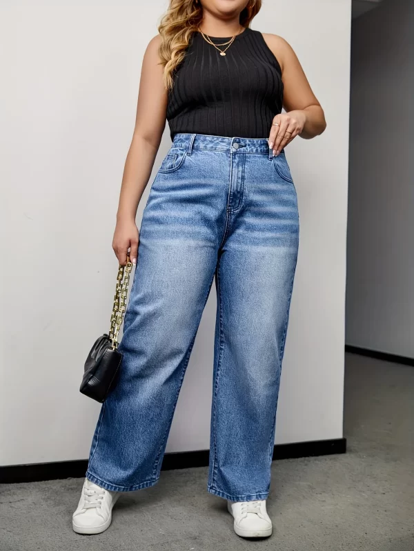 women's loose plus size jeans