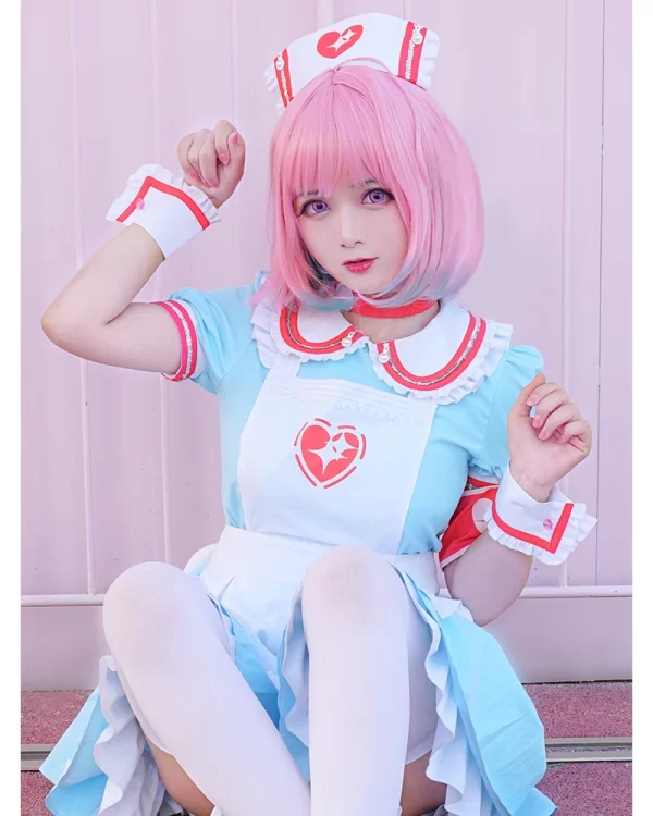 anime the idolmaster cinderella girls yumemi riamu cosplay costume maid dress halloween carnival clothing custom made