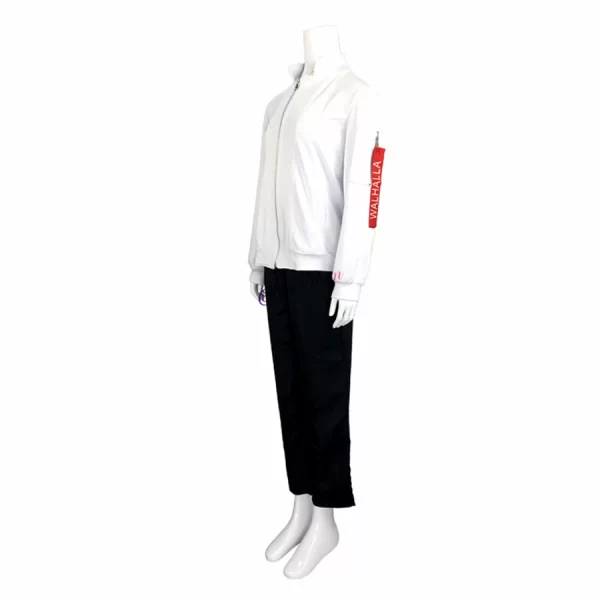 kazutora hanemiya cosplay tokyo anime costume white coat valhalla uniform baseball jacket mikey draken halloween costume wig