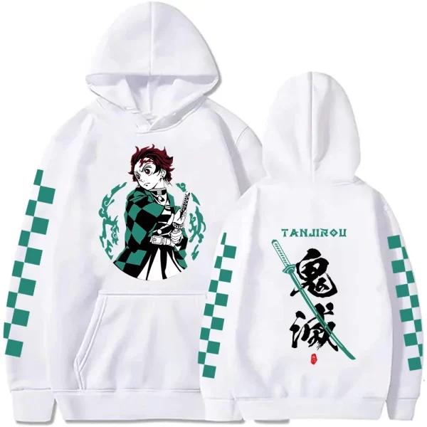 demon slayer japan anime plus size hoodie tanjiro kamado men women sweatshirts y2k harajuku unisex casual pullover clothes tops