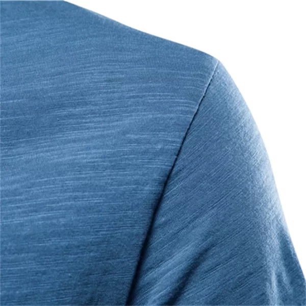 brand quality 100% cotton men t shirt v neck fashion design slim fit soild t shirts male tops tees short sleeve t shirt for men
