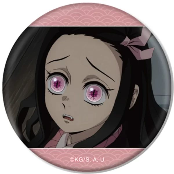 58mm anime demon slayer kimetsu no yaiba uzui tengen kanroji mitsuri cosplay costume badge pin spte tinplate brooch prop gift