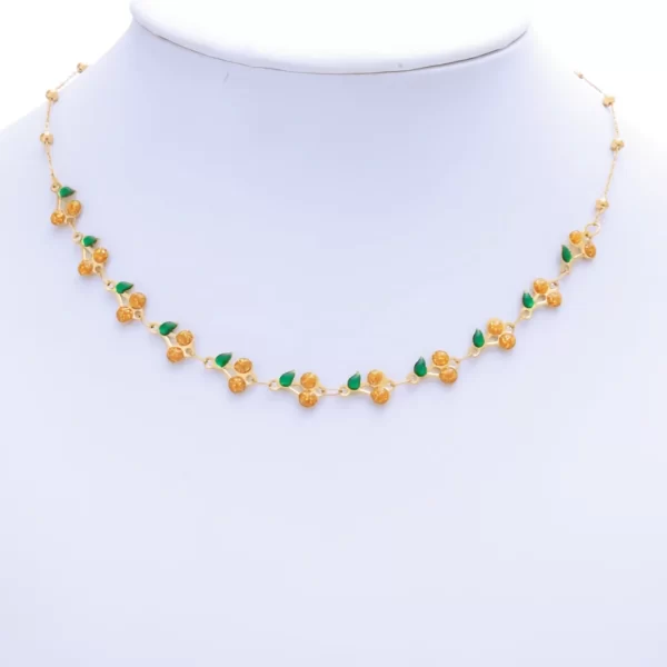 20pcs fashion colored drop oil stainless steel necklacesfor women gold color chain necklace jewelry wedding gift wholesale