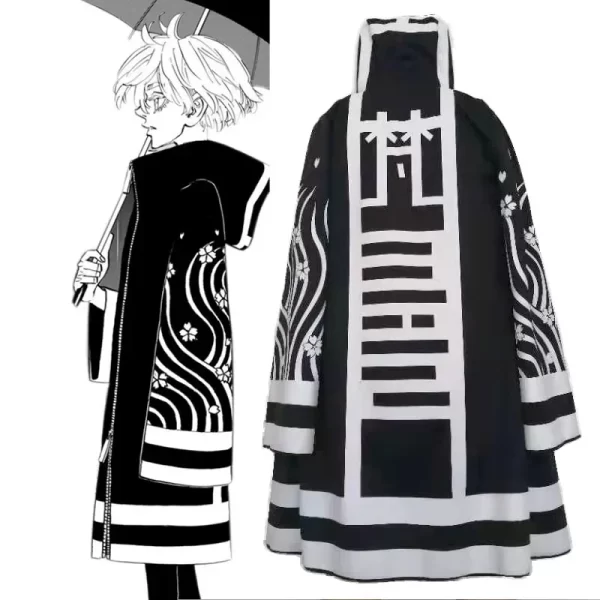 anime tokyo revengers kawaragi senju costume cosplay uniforme costume di natale di halloween gioco di ruolo parrucca bianca 2025