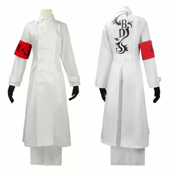 2025 new anime tokyo revengers cosplay costume seishu inui kokounoi hajime white uniform set black dragons unif a loving family