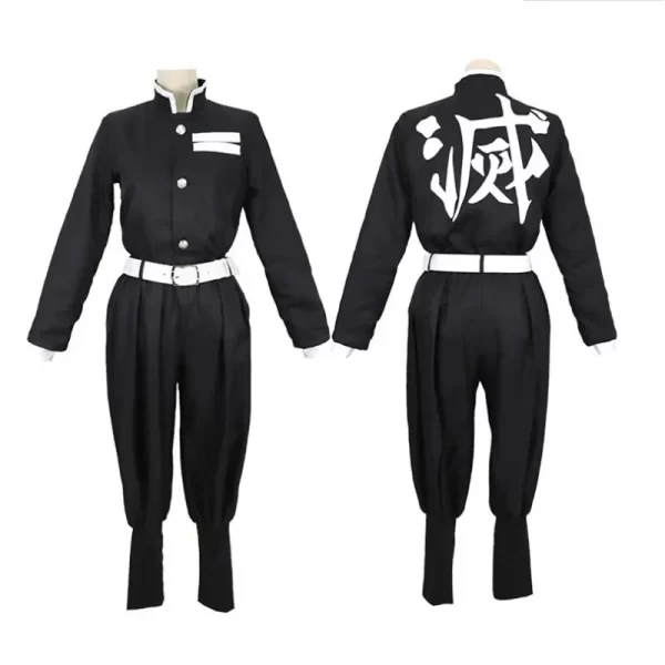 anime demon slayer kimetsu geen yaiba tomioka giyuu cosplay kostuum pak uniformen kostuums pruik kind volwassen partij
