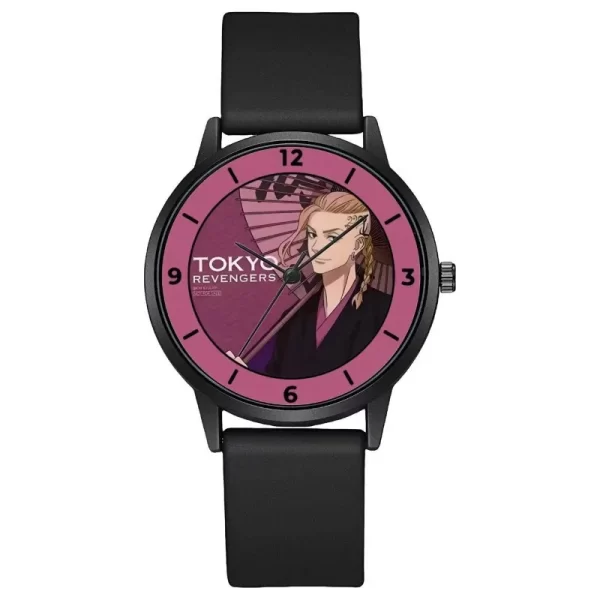 tokyo revengers manjiro sano ryugong temple ken anime peripherals fashion personality pattern new watches for men and women