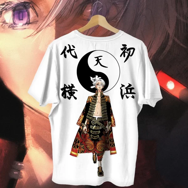 hot anime tokyo revengers print women t shirts oversized y2k summer clothes heavy cotton short sleeve top female male clothes