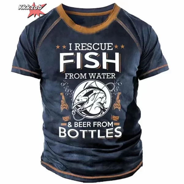 men's clothing 3d fishing pattern printed short sleeve oversized t shirt fishing fishing outdoor clothing short sleeve top