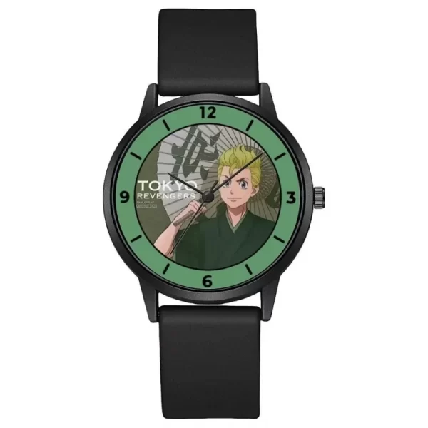 tokyo revengers manjiro sano ryugong temple ken anime peripherals fashion personality pattern new watches for men and women