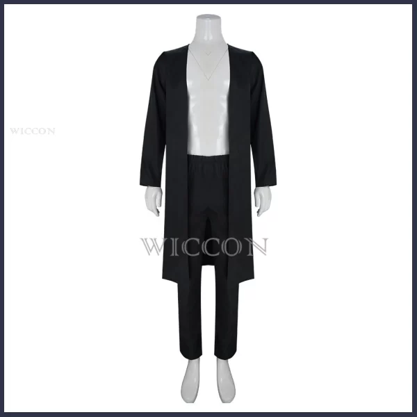 anime tokyo kakucho cosplay costume wig black long coat cloak daily uniform adult man carnival masquerade suit