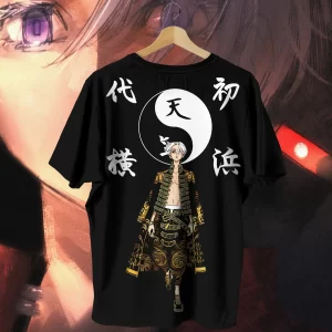 hot anime tokyo revengers print women t shirts oversized y2k summer clothes heavy cotton short sleeve top female male clothes