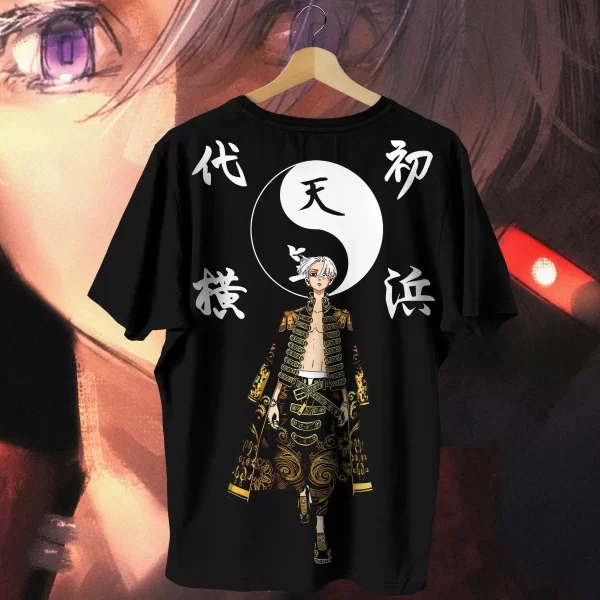 hot anime tokyo revengers print women t shirts oversized y2k summer clothes heavy cotton short sleeve top female male clothes