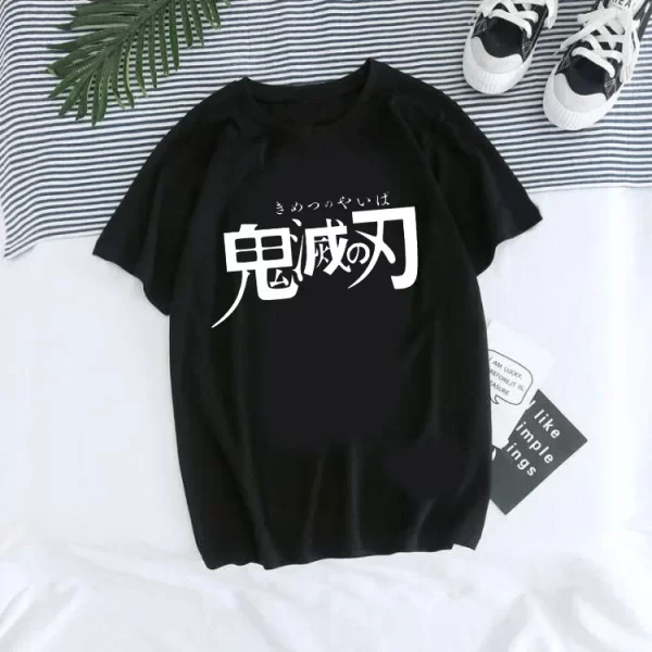 anime demon slayer t shirt for women summer tops tshirts o neck women clothing streetwear short sleeve t shirt female clothes