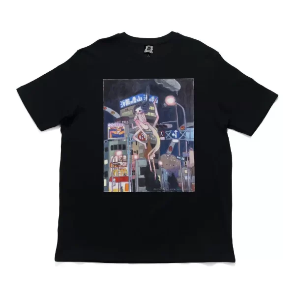 anime cartoon t shirt y2k men's and women's harajuku print loose casual oversized t shirt round neck cotton short sleeved top