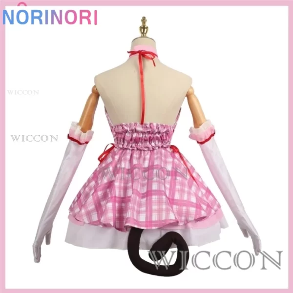 anime game nekopara vanilla chocola cosplay costume nekomimi paradise wig printing maid attire woman sexy kawaii carnival suit