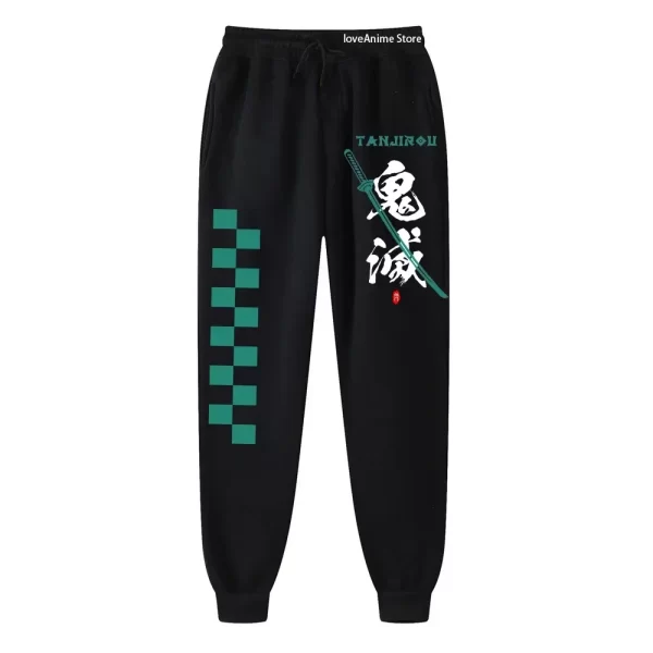 2025 japanese anime demon slayer women pants running pants joggers for men sweatpant sport jogging fitness gym fleece trousers