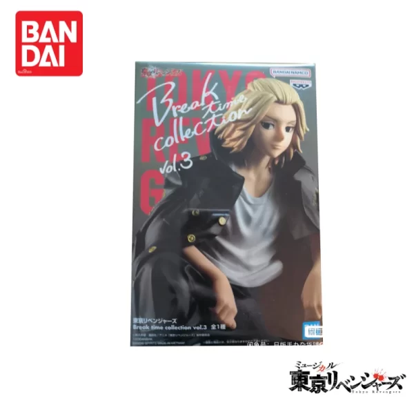 in stock original bandai tokyo revengers banpresto break time collection vol.3 manjiro sano figurine model nuevo action figure