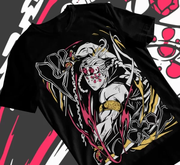 uzui tengen demon slayer manga anime women's t shirt t shirt soft t shirt anime print harajuku vintage women clothing harajuku