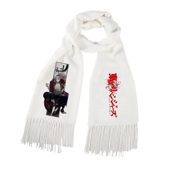 new tokyo avengers anime two dimensional peripheral simple, fashionable and creative versatile warm scarf for men and women