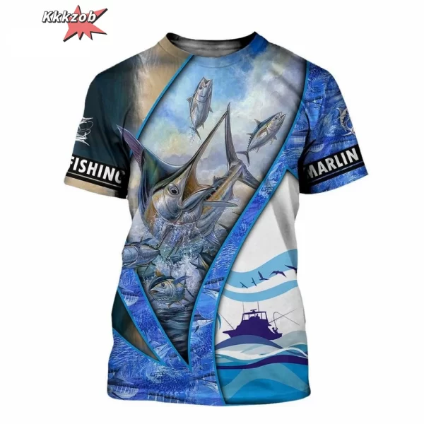men's clothing 3d fishing pattern printed short sleeve oversized t shirt fishing fishing outdoor clothing short sleeve top