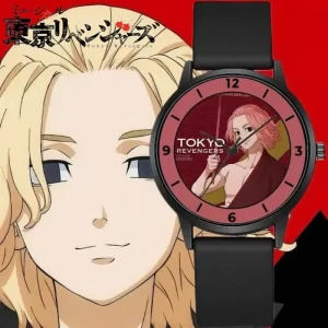 tokyo revengers manjiro sano ryugong temple ken anime peripherals fashion personality pattern new watches for men and women