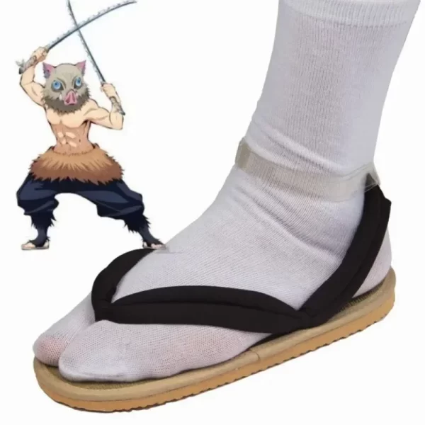 anime volwassenen kinderen cosplay slippers schoenen demon slayer tanjirou kamado nezuko zenitsu geta verstopt no yaiba sandalen