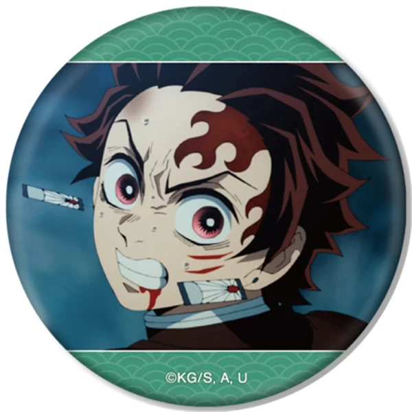 58mm anime demon slayer kimetsu no yaiba uzui tengen kanroji mitsuri cosplay costume badge pin spte tinplate brooch prop gift