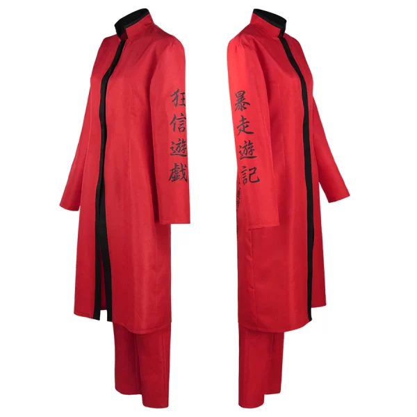 anime tokyo revengers cosplay kurokawa izana rindo haitani cosplay costume trench coat red black uniform halloween party outfits
