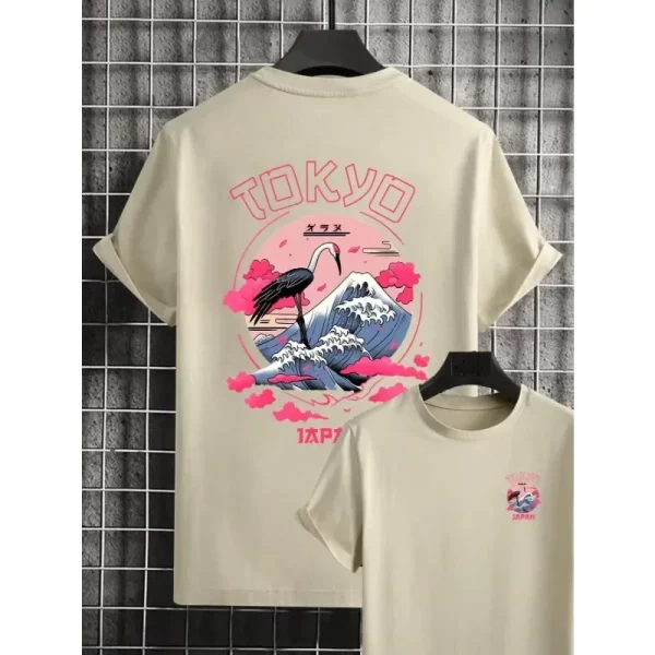 tokyo cotton t shirt luxury brand fashion large size comic street clothes classic print newcomer 2025 shirt