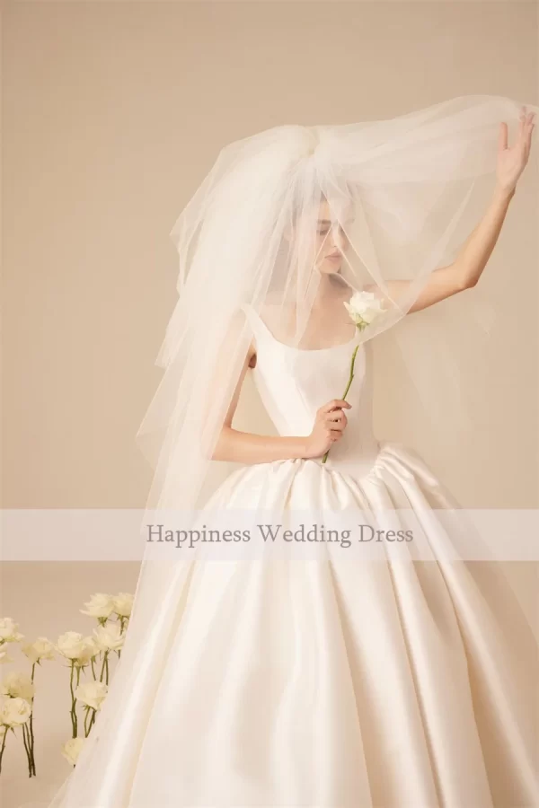 customized strapless sleeveless a line wedding dresses backless and zipper bridal gown vestidos de novia