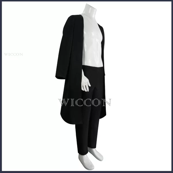 anime tokyo kakucho cosplay costume wig black long coat cloak daily uniform adult man carnival masquerade suit