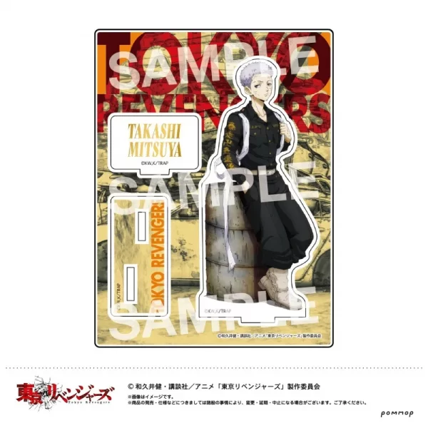 jx toy anime tokyo revengers acrylic stand kazutora hanemiya figure desk ornaments rindo haitani statue ken ryuguji dolls toys