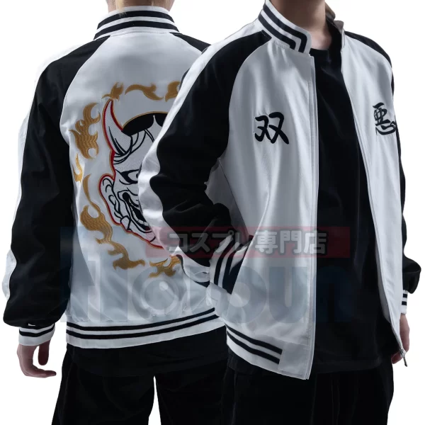 holoun tokyo anime costume souta nahoya kawata jacket smiley angry high density embroidery casual wear halloween gift