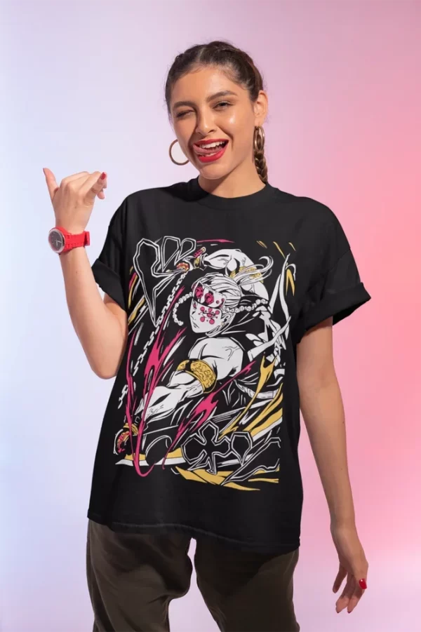 uzui tengen demon slayer manga anime women's t shirt t shirt soft t shirt anime print harajuku vintage women clothing harajuku