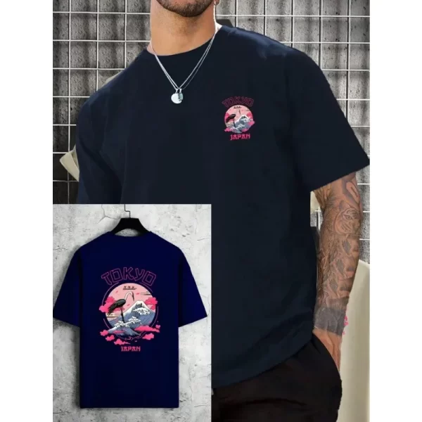 tokyo cotton t shirt luxury brand fashion large size comic street clothes classic print newcomer 2025 shirt
