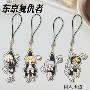 japanese anime tokyo revengers manjiro sano anime peripherals creative design acrylic pendant mobile phone decoration gift