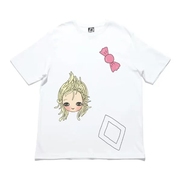 anime cartoon t shirt y2k men's and women's harajuku print loose casual oversized t shirt round neck cotton short sleeved top
