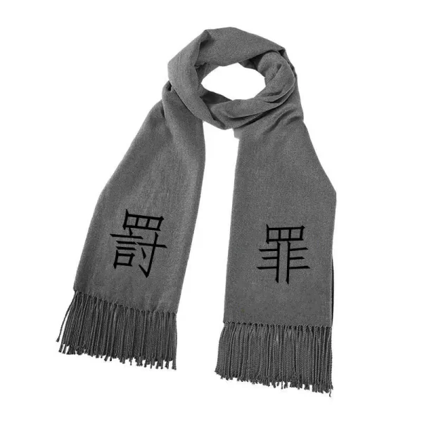 new tokyo avengers anime two dimensional peripheral simple, fashionable and creative versatile warm scarf for men and women