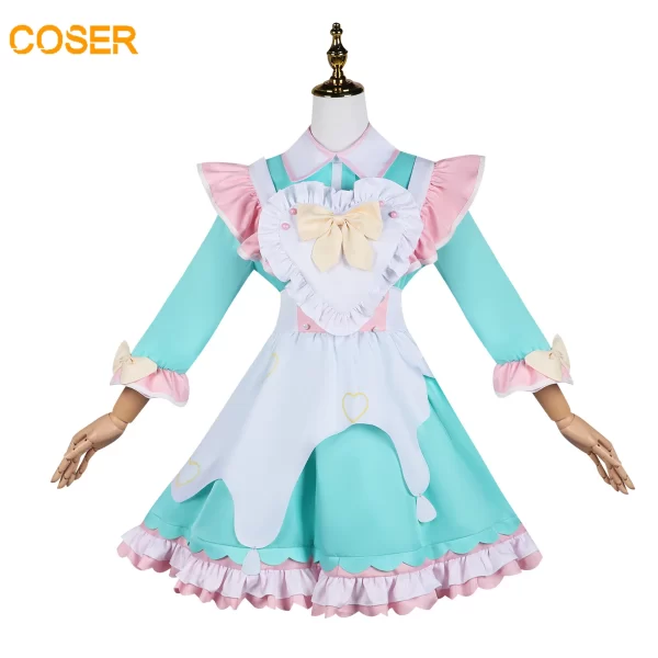 game needy streamer overload ame ame chan maid cosplay costume role play comic con dress hallowmas party wigs anime prop