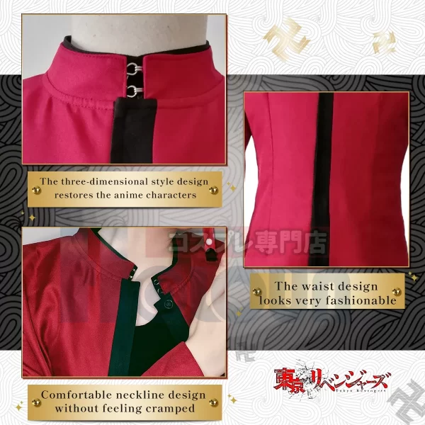 tokyo revengers anime cosplay costume izana kurokawa president of tenjiku embroidery coat jacket halloween christmas gift