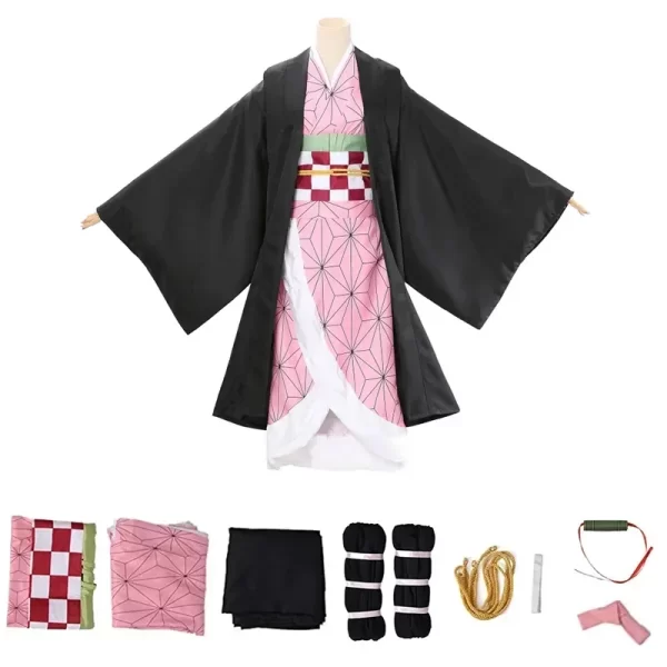 demon slayer cosplay tanjiro nezuko cosplay kids shinobu kostuum japanse anime cartoon halloween kostuum kerstcadeaus